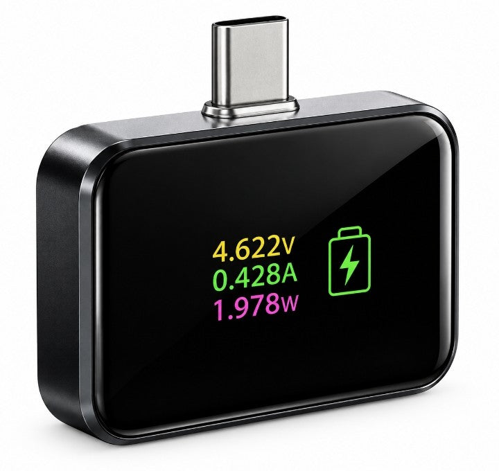Smart USB-C charging with automatic power cutoff.