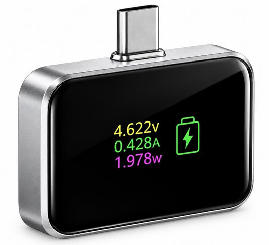 Smart USB-C charging with automatic power cutoff.